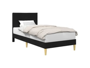 Lit simple 100x200 cm    coloris noir