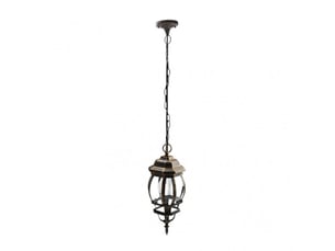 Suspension extérieure fabrilamp caelum e27 ip44 hauteur réglable noiror