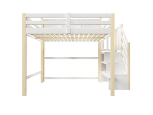 Lit mezzanine 140x200 cm <strong>ZOVIRA</strong>  <strong></strong> coloris bicolore