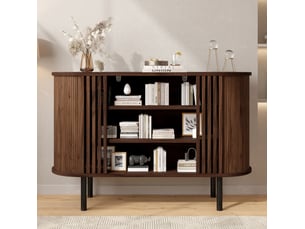 Buffet 0 porte(s) 0 tiroir(s) REDOM - 120 cm coloris marron