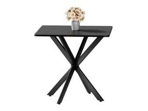 Table basse carré(e) coloris noir MEUBLIV - 80 cmx80 cm
