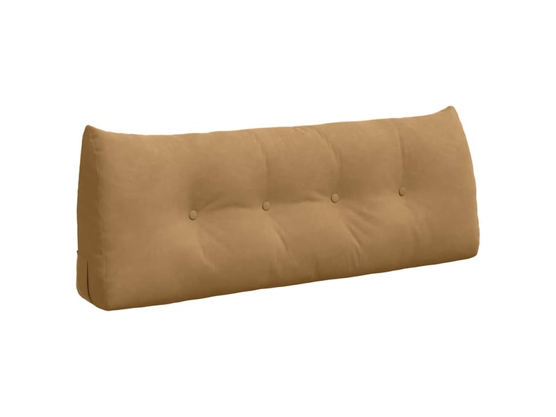  Coussin de dos, coussin de dossier marron 120 x 24 x 50 cm velours cf54796  - Conforama A