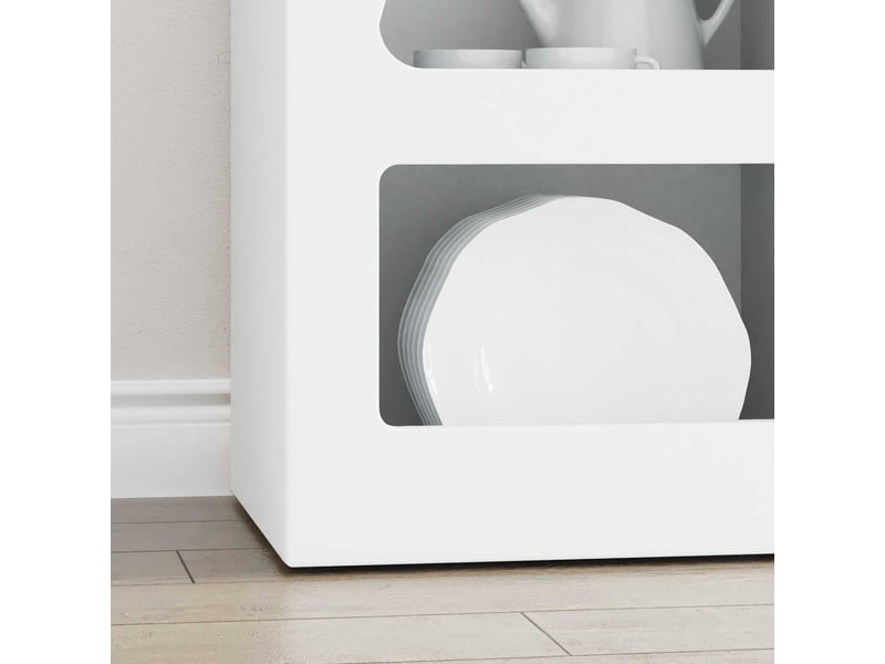  Buffet - bahut - meuble de rangement elst blanc 40 x 35 x 100,5 cm bois d'ingénierie  - Conforama E
