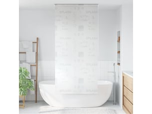 Store enrouleur, store roulant de douche 100x240 cm éclaboussures cf47261