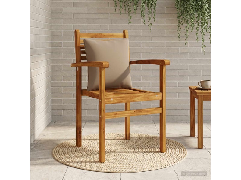 Coussin de dos, coussin de dossier 1 pièce putten 100 % polyester taupe cf54449 - Conforama B