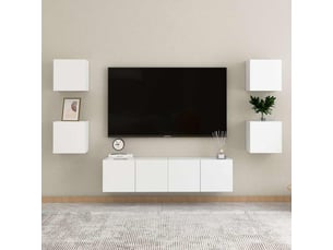 Meuble tv coloris blanc  <strong></strong>  <strong></strong>