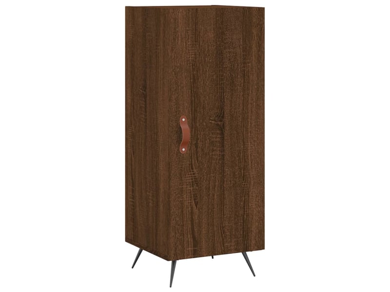  Buffet - bahut - meuble de rangement chêne marron 34,5x34x90 cm bois d'ingénierie  - Conforama A