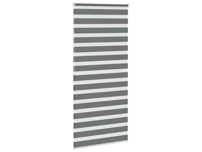 Store zèbre, store de fenêtre gris foncé largeur du tissu 100,9 cm polyester cf48542 - Conforama D