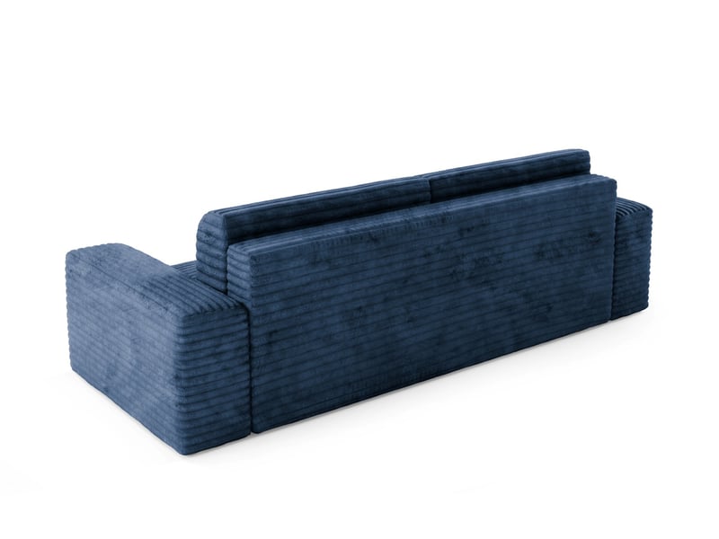 Canapé coco avec fonction de couchage couleur : tilia bleu fonce - Conforama E