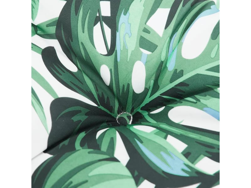 Coussin de banc de jardin, coussin d'assise motif de feuilles 150x50x7 cm cf52757  - Conforama E