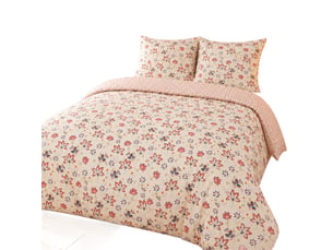 Parure de lit 220x240 cm coton bci denia