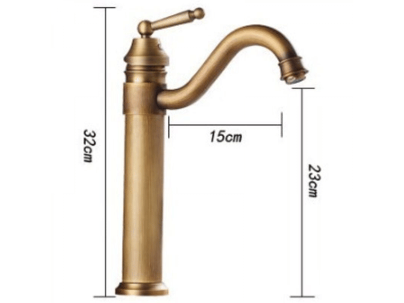  Robinet pour lavabo, robinet de lavabo de salle finition en laiton pour un style antique autres  - Conforama E