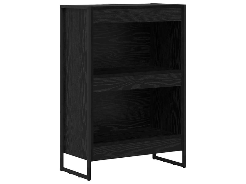  Bibliothèque, armoire à livres 60 x 30 x 86,5 cm bois d'ingénierie chêne noir  - Conforama A