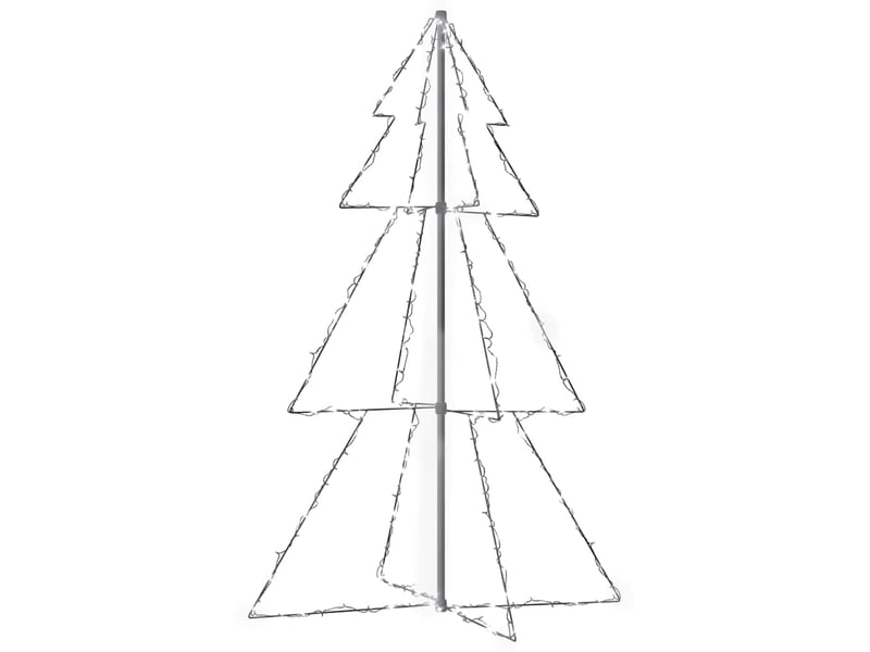  Arbre de noël, sapin de noël cône 200 led d'intérieur-d'extérieur 98x150 cm shl8284  - Conforama A