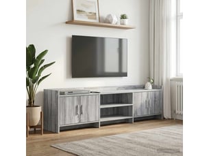 Meuble tv coloris gris 168 cm <strong></strong>  <strong></strong>