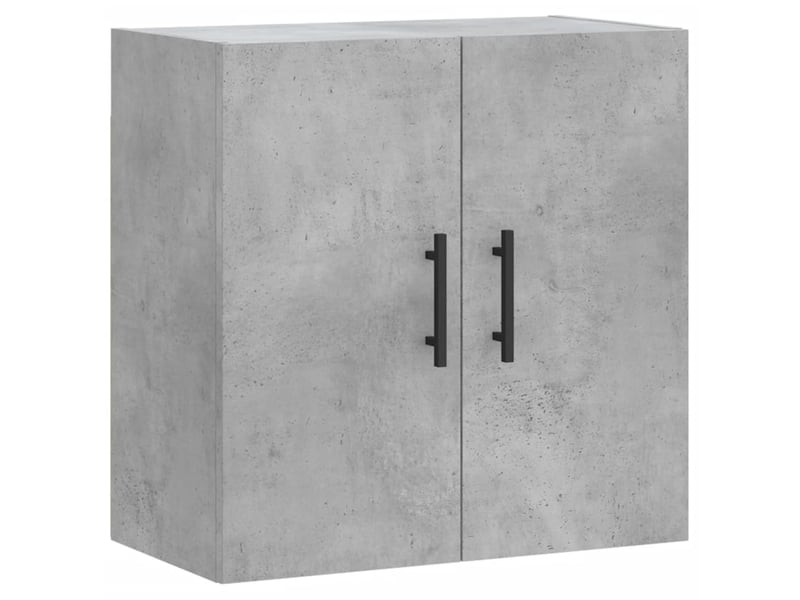  Armoire murale salon, meuble de rangement gris béton 60x31x60 cm bois d'ingénierie shl6479  - Conforama A