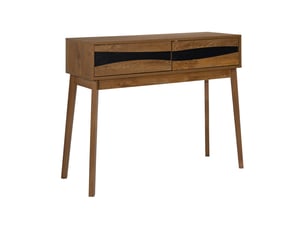 Console 0 tiroir(s)  coloris marron <strong>THE HOME DECO FACTORY</strong> <strong></strong> - longueur 35 cm - 35 cm