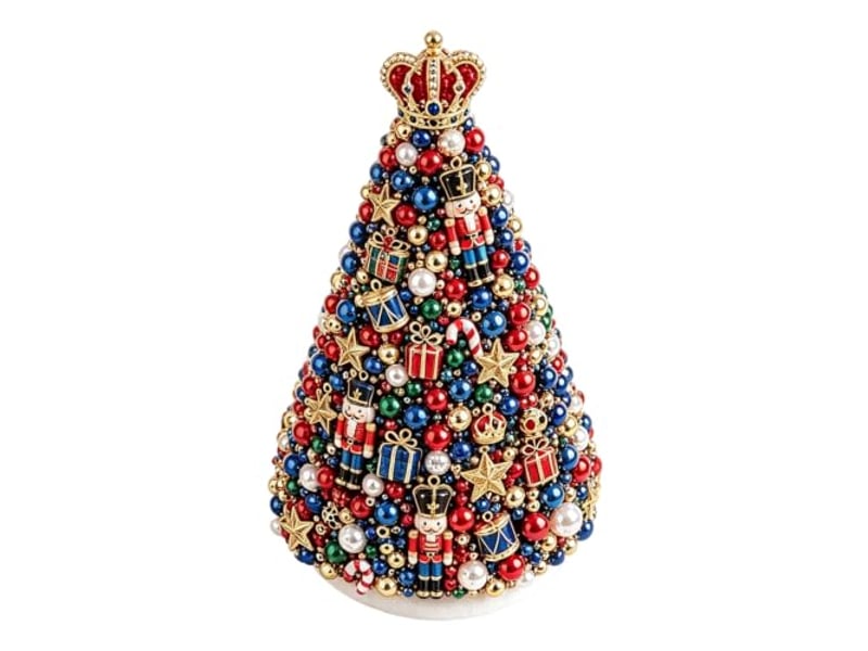  Kit diy de sapin de noël en perles – activité manuelle créative à réaliser soi-même-style 2  - Conforama A