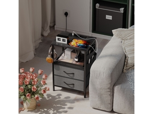 Table basse rectangulaire coloris noir <strong>WISHDOR</strong> <strong></strong> - 30 cmx40 cm