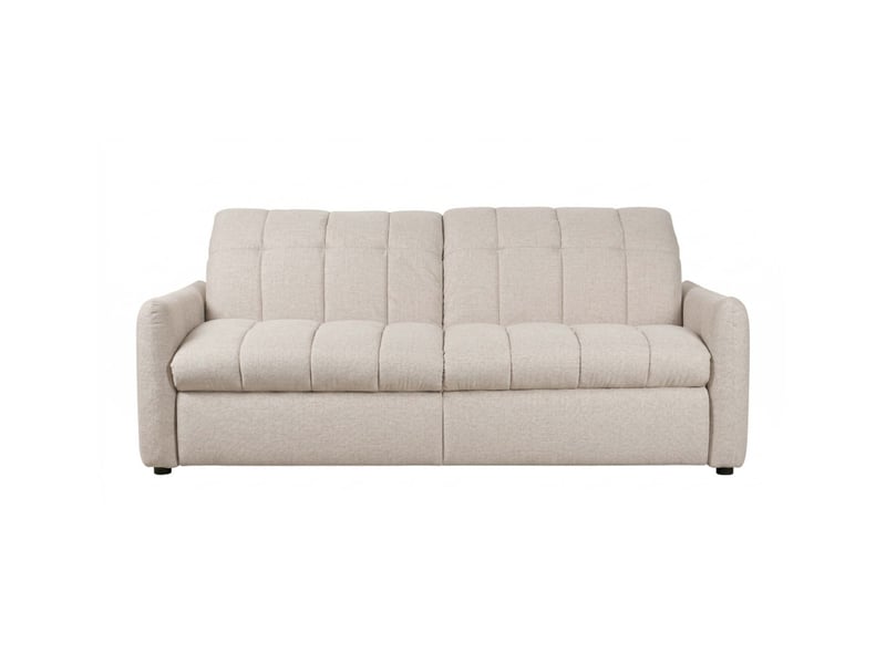 Canapé roma 2 places convertible avec relax électrique en tissu - blanc ROMA - Conforama A