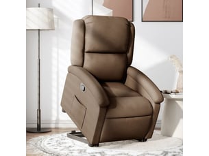 Fauteuil fixe  <strong></strong> Tissu marron