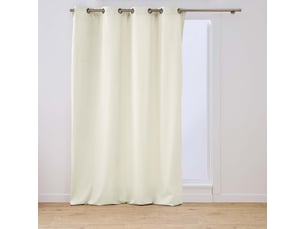 Rideau en velours relief livane 140x240cm naturel