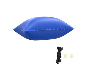 Coussin de piscine d'hiver bleu 380 x 180 x 140 cm pvc cf55511