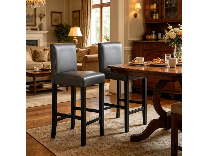  Lot de chaises lot de 2 tabourets de bar tabourets de chaises hautes  - Conforama B