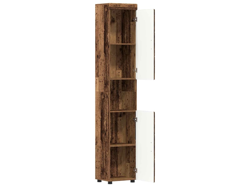  Ensemble d'armoire de salle de bain tulum bois ancien cf62974  - Conforama E