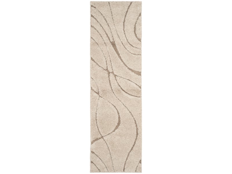  Tapis en polypropylène beige, 69 x 122 cm  - Conforama A