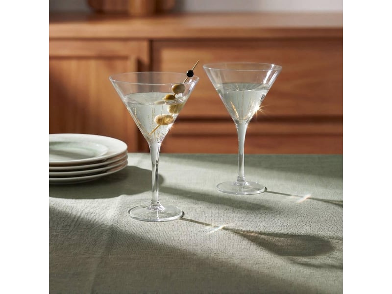 Lot de 2 verres à cocktail lunis 25cl doré LUNIS - Conforama C