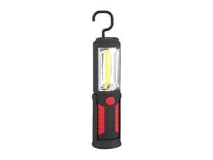 2200mah cob led 650lm 3w lampes de poche led magnétiques lampe de travail led rechargeable pour voiture garage atelier camping diy (rouge)