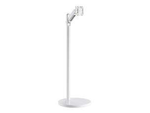 Support tv mobile écran 17-35 - hauteur 113,8 cm, blanc