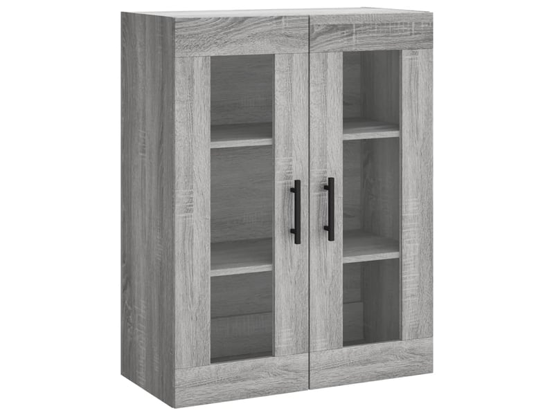  Armoires murales 2 pcs sonoma gris bois d'ingénierie shl91500  - Conforama E