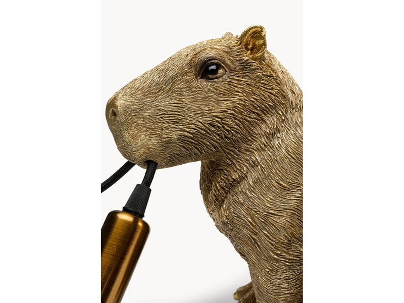  lampe capybara doré  - Conforama C
