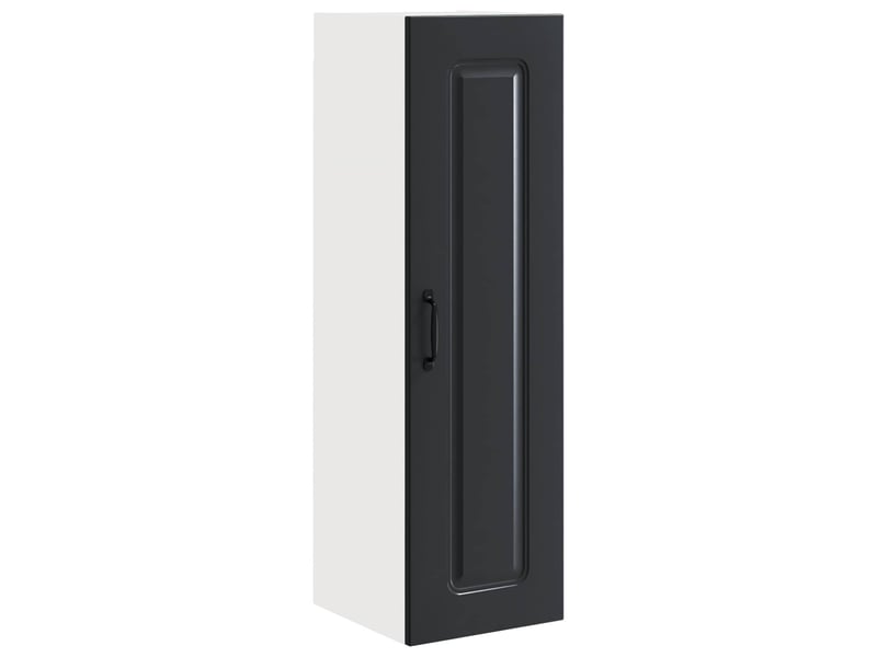  Meuble mural de cuisine | armoire de cuisine noir 30x31x100cm  - Conforama A