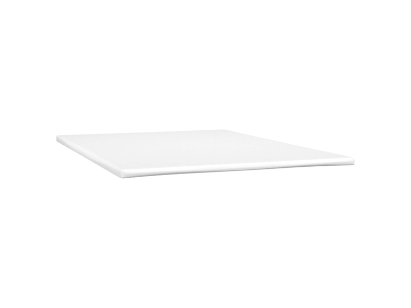  Sommier à lattes rembourré en tissu bleu confortable matelas 160x200 cm chambre à coucher  - Conforama C