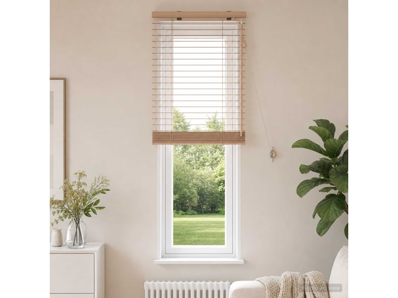  Store vénitien, store de fenêtre aspect chêne 65 x 130 cm 35 mm cf47658  - Conforama B