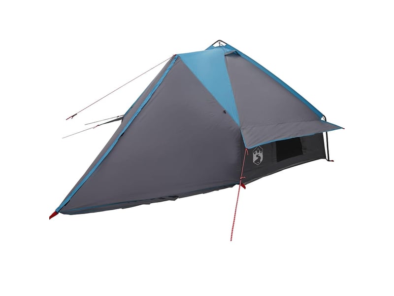 Tente de camping, tente teepee pour 8 personnes bleu et gris - Conforama D