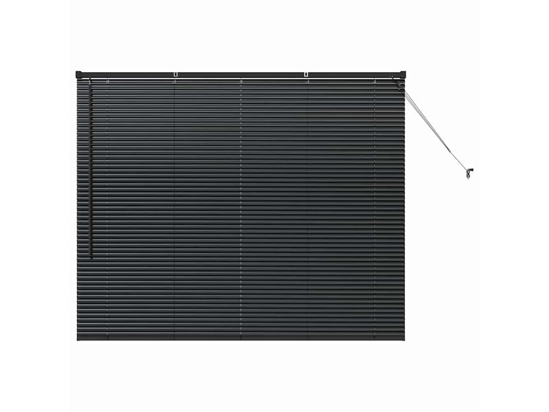 Store vénitien, store de fenêtre noir 130 x 160 cm 25 mm aluminium cf48073 - Conforama A