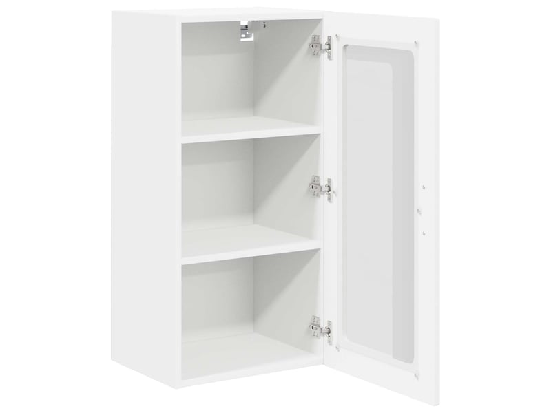  Meuble mural de cuisine | armoire de cuisine blanc 40x31x80cm shl4683  - Conforama E