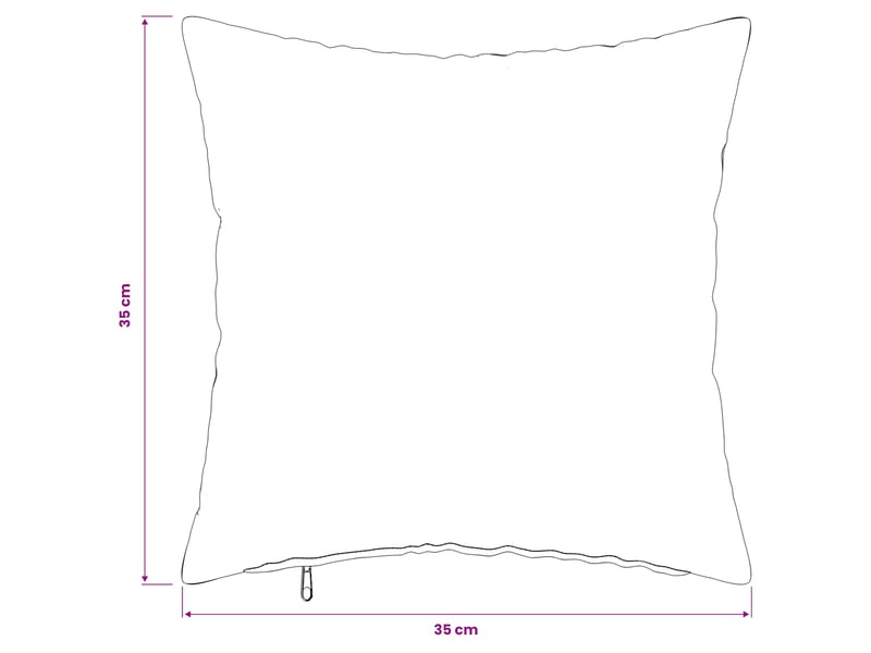  Lot de 6 housses de coussin heerlen vert foncé 35 x 35 cm tissu cf49766  - Conforama E