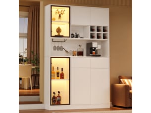 Vitrine coloris blanc <strong></strong> <strong></strong> - 120 cmx200 cm