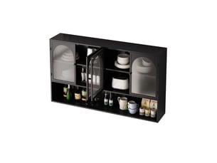 Etagère 120 cm coloris noir PANGIVO W2552P481269