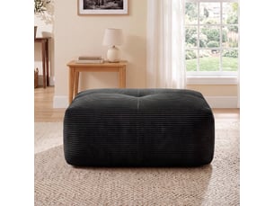 Pouf / repose pied BLOSSOM SF20250527012 noir