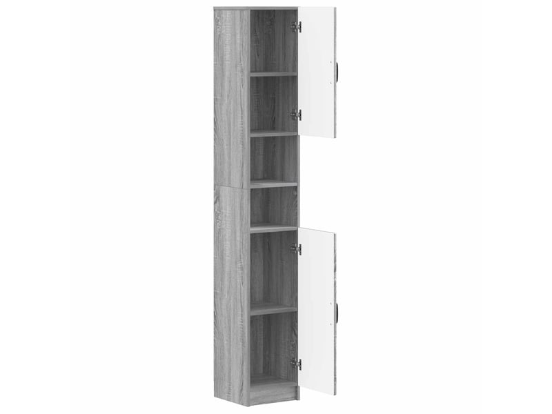 Colonne de salle de bain avec étagère ouverte utrecht shl5131 - Conforama C