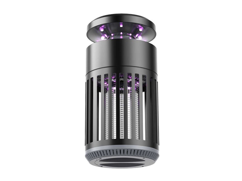  Fabrilamp volcan destructeur d'insectes électrique duo 5 w, 6 led uv, aspiration et grille, noir 225300509 - Conforama A