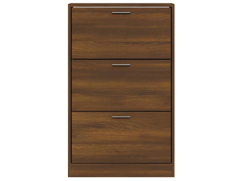  Meuble à chaussure | armoire à chaussures chêne marron 63x24x103cm bois d'ingénierie  - Conforama D