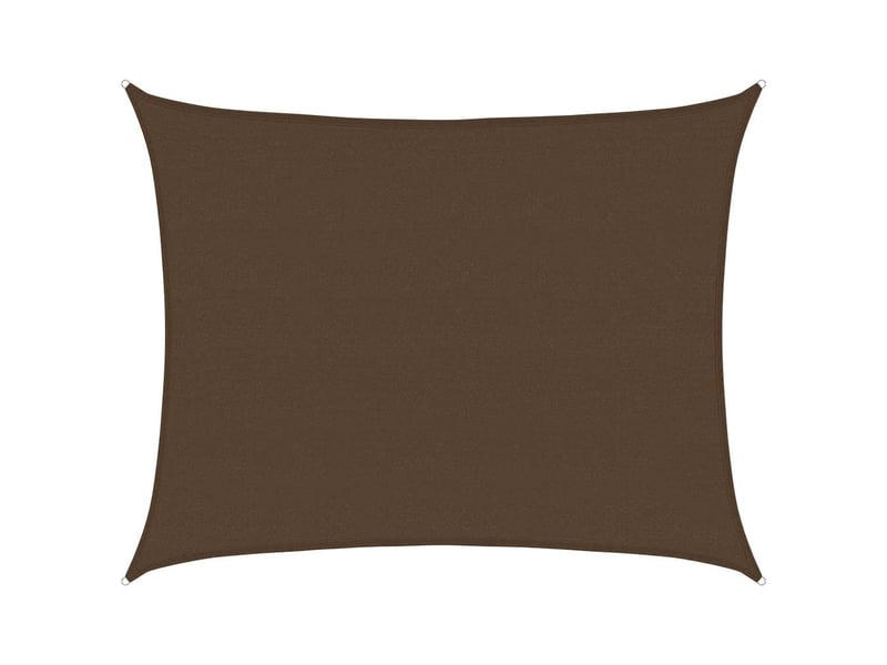  Voile d'ombrage - voile d'ombre - voile parasol 160 gm² marron 6x8 m pehd  - Conforama A
