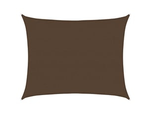 Voile d'ombrage - voile d'ombre - voile parasol 160 gm² marron 6x8 m pehd